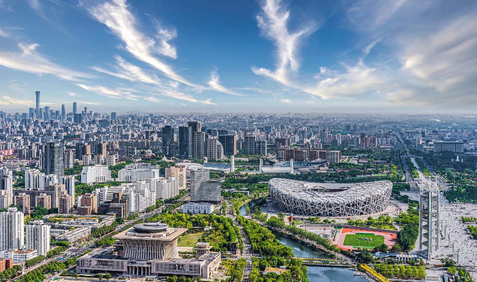 北京城市全景鸟巢CBD商务区_副本