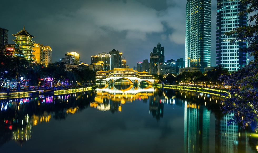 成都的夜晚。中国_副本